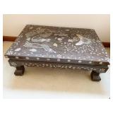 RARE KOREAN LACQUERED DRAGON DESIGN WITH INLAY ON