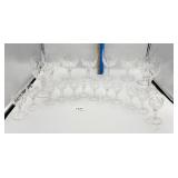 STEWART ETCHED CRYSTAL GLASSES