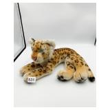 STEIFF LAYING DOWN TIGER WITH ORIGINAL TAG