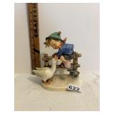 GOEBEL HUMMEL, BOY WITH GOOSE, WEST GERMANY