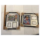 FRAMED KYLE AND RICHARD PETTY MINI PRINTS WITH