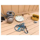 WATERING CANS, HOSE