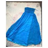 AIDAN MATTOX NEW SEQUIN TOP STRAPLESS GOWN SZ. 4