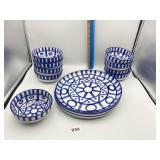 DANSK ARABESQUE THREE 11.5 INCH SERVING PLATES