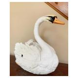 ELEGANT SWAN BASSANO SWAN TUREEN 20" H X 22" L X