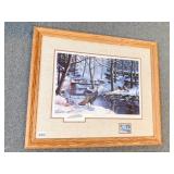 KEN ZYLLA DUCK STAMP PRINT 20.5" X 24.5" COMING