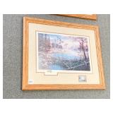 KEN ZYLLA DUCK STAMP PRINT 20.5 X 24.5" "LEAVING