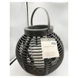 THRESHOLD FLICKERING SOLAR LANTERN NEW