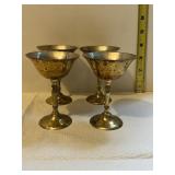 4 INDIA GOBLETS