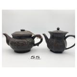 JAPANESE TOKONOMA BONSAI POT W/ DETAILED