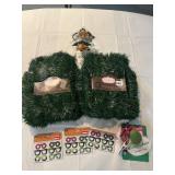 NEW CHRISTMAS GARLAND, CHRISTMAS TEA LIGHT