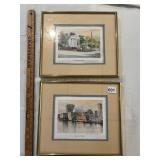 2 MARY ELLEN GOLDEN SIGNED PRINTS IN FRAMES, THE