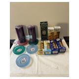 GLADE VOTIVE CANDLES AND TALL CANDLES