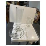 VASES AND SERVING PLATES