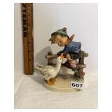 GOEBEL HUMMEL, BOY WITH GOOSE, WEST GERMANY