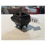 ORIENTAL BLACK COVERED MINIATURE BOX