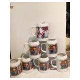6 COKE MUGS NEW