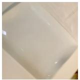 EVERYDAY WHITE SERVING PLATTER   18.25" NO DAMAGE