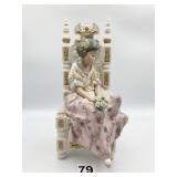 RARE LLADRO SECOND THOUGHTS 10.5" H EXCELLENT