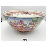 18STH CENTURY CHINESE EXPORT PORCELAIN PUNCH BOWL