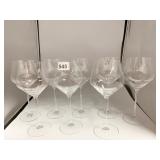 8 NEW WINE GLASSES