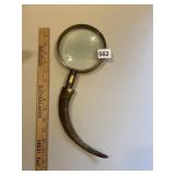 HORN HANDLE MAGNIFIER GLASS