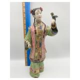 CHINESE SHIWAN SHINWA PORCELAIN FIGURINE SIGNED