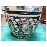 DRAGON MOTIF PLANTER 14" H X 18" D