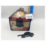 KOREAN VINTAGE JEWELRY BOX W/ HAND PAINTED