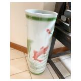 ORIENTAL UMBRELLA STAND 23" H X 8" D