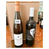 COVEY RUN RIESLING AND BROWN UNCAGED RED WINE