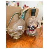 SILVER PLATED PITCHER AND COSMOPOLITAN MIX JUST