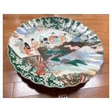 JAPANESE IMARI PORCELAIN CHARGER 18.25" HAND