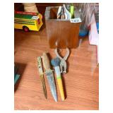 PEN HOLDER, ORIENTAL DESIGN LETTER OPENER, KNIFE,