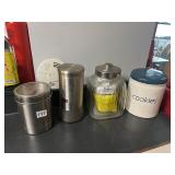 KITCHENS STORAGE CONTAINERS INCLUDING COOKIES JAR