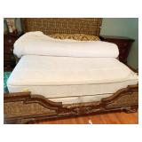 KING SIZE MATTRESS AND MATTRESS COVER & BOXSPRING