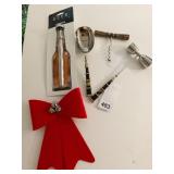 BAR SERVING PIECES INCLUDING WINE OPENER, DOUBLE