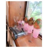 BOOTS AND HELMET EMPTY CHINESE WINE DECANTER