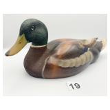 WOOD MALLARD DUCK 14" D DAVID C BERARE 1984
