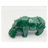 MALACHITE HIPPO 2.5" L