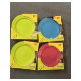 FOUR SETS OF SUMMER PLATES TOTAL OF 100