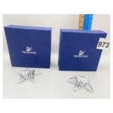 SWAROVSKI AUSTRIA SAND DOLLARS W/ BOXES