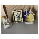 LADY FIGURINES, WALL HANGING