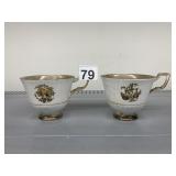 TUSCAN FINE ENGLISH BONE CHINA CUPS LIBRA &
