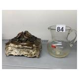 CORDEY PORCELAIN COVERED TRINKET BOX, SMALL