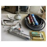 PNEUMATIC GREASE GUN, FITTINGS, GREASE, BEARING