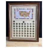 50 STATES QUARTER COLLEDTION19 X 16