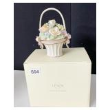 LENOX FLORAL WISHES BASKET 6.25" NIB