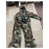 US MILITARY ISSUE CHEMICAL BIOHAZARD OVERALLS &