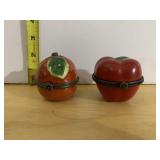 TRINKET BOXES W/ LEAF DESIGN